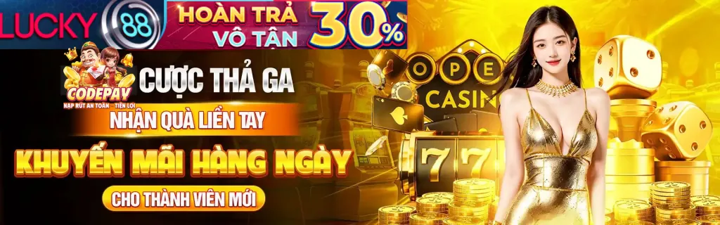 Thưởng Chào Mừng Lên Đến 100%